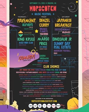 Hopscotch Music Festival 2023 Lineup poster image