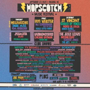 Hopscotch Music Festival 2024 Lineup poster image