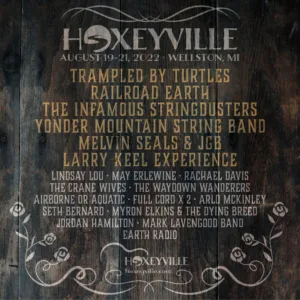 Hoxeyville Music Festival 2022 Lineup poster image