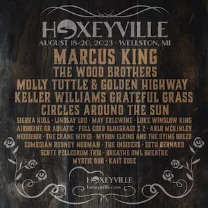 Hoxeyville Music Festival 2023 Lineup poster image