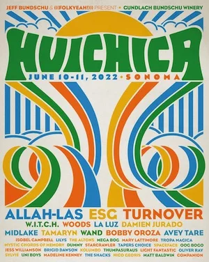 Huichica Music Festival 2022 Lineup poster image