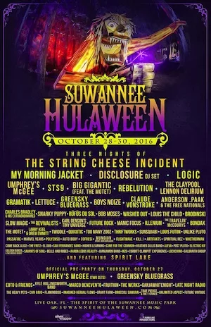 Hulaween 2016 Lineup poster image