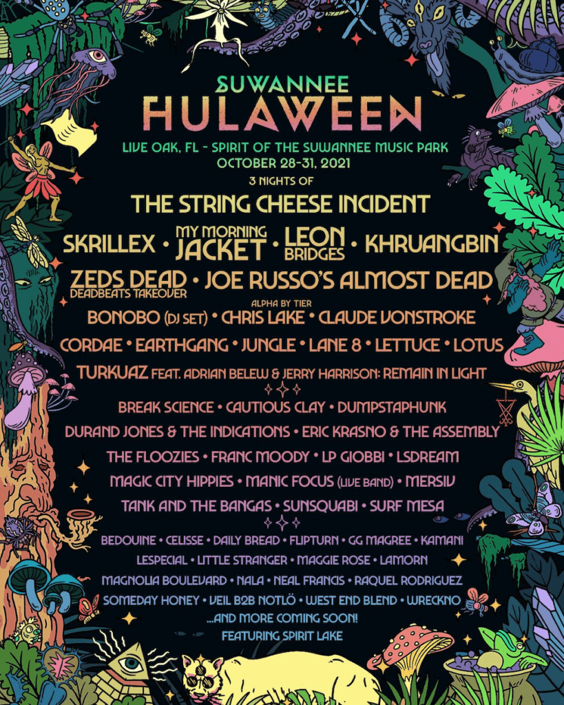 hulaween 2021 initial lineup