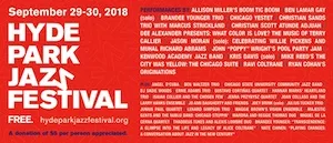 Hyde Park Jazz Festival 2018 Lineup poster image