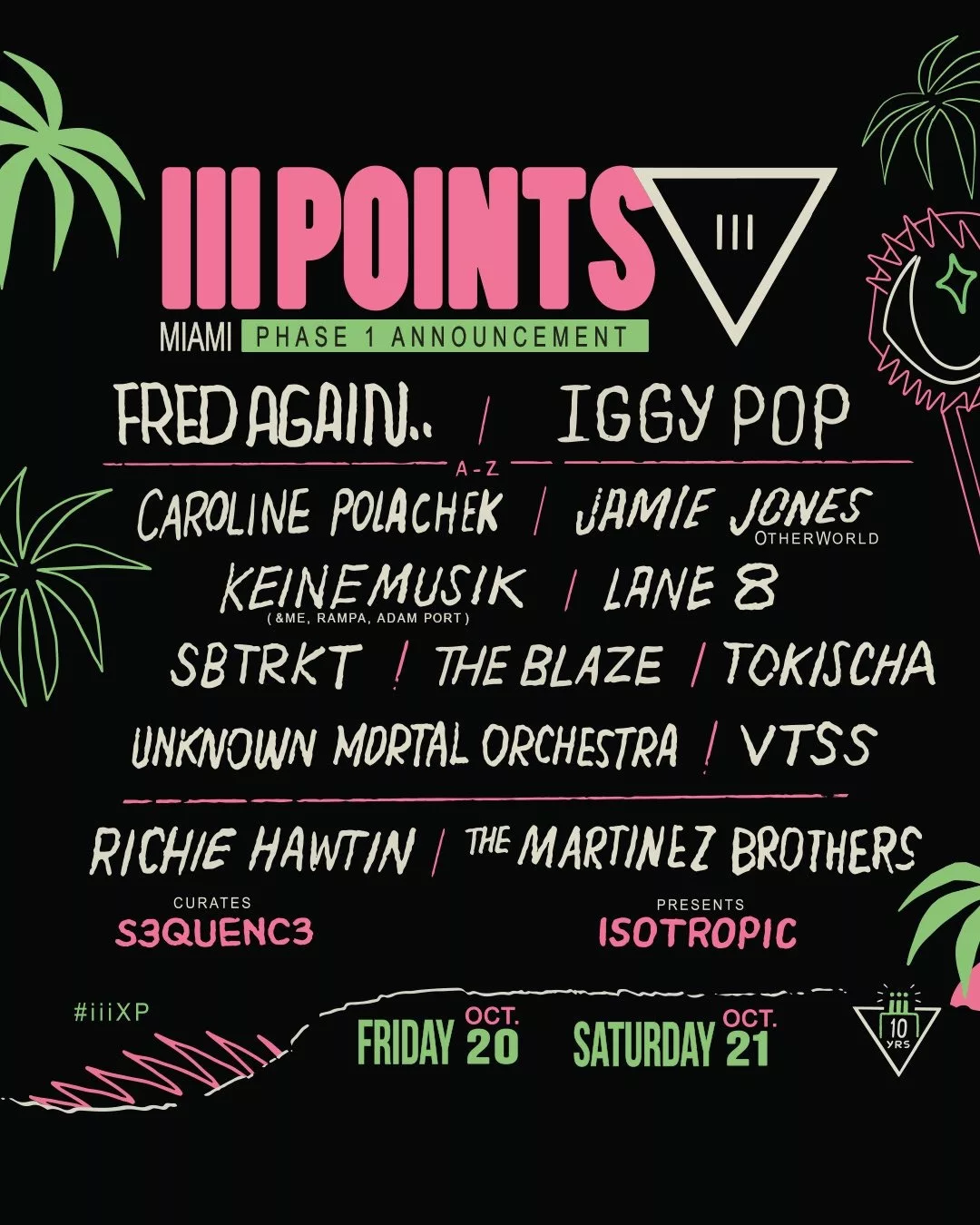 III Points Reveals 2023 Phase 1 Lineup For 10th Anniversary Grooveist