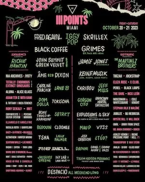 III Points 2023 Lineup poster image