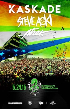 Indy 500 Snake Pit 2015 Lineup poster image