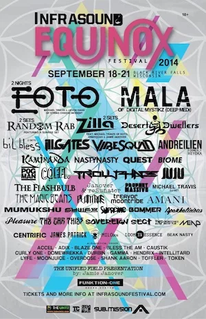 Infrasound Equinox 2014 Lineup poster image