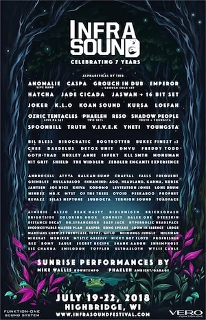 Infrasound Music Festival 2018 Lineup poster image