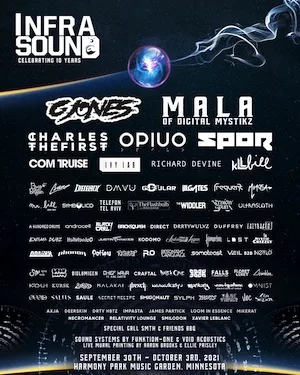 Infrasound Music Festival 2021 Lineup poster image