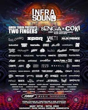 Infrasound Music Festival 2022 Lineup poster image