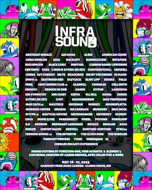 Infrasound Music Festival 2023 Lineup poster image