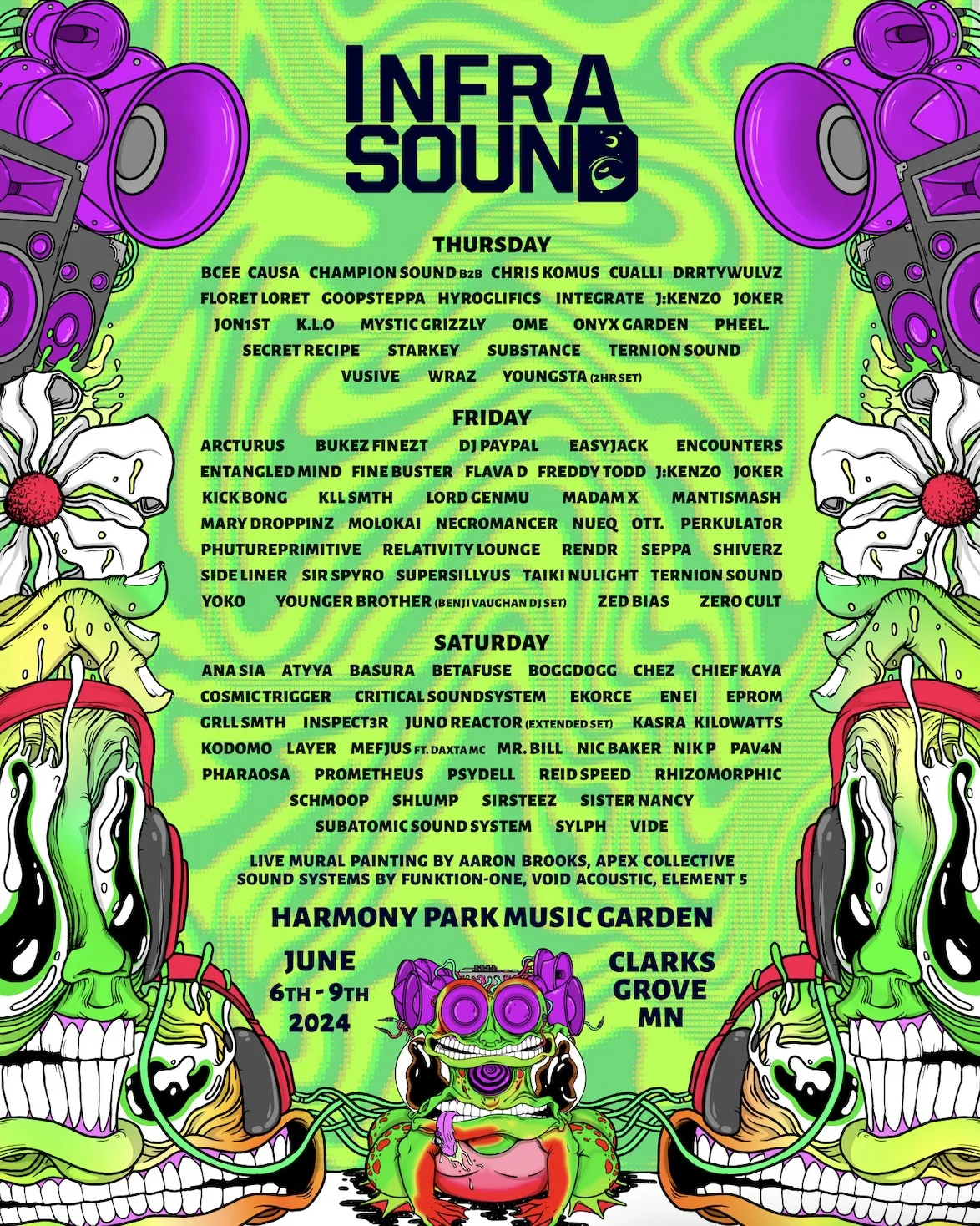 Infrasound Music Festival 2024 Lineup poster image