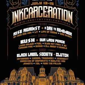 Inkcarceration Music & Tattoo Festival 2018 Lineup poster image