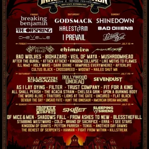 Inkcarceration Music & Tattoo Festival 2024 Lineup poster image