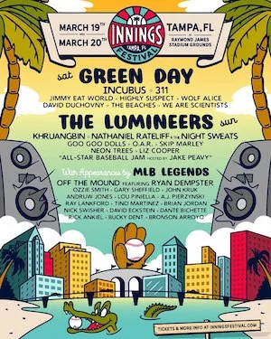Innings Festival Tampa 2022 Lineup poster image