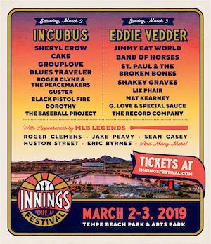 Innings Festival Tempe 2019 Lineup poster image