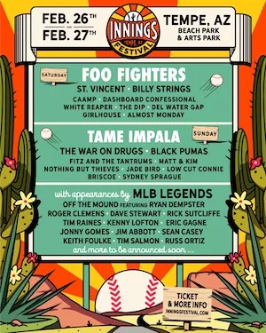 Innings Festival Tempe 2022 Lineup poster image