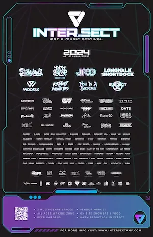 Inter.Sect Art & Music Festival 2024 Lineup poster image