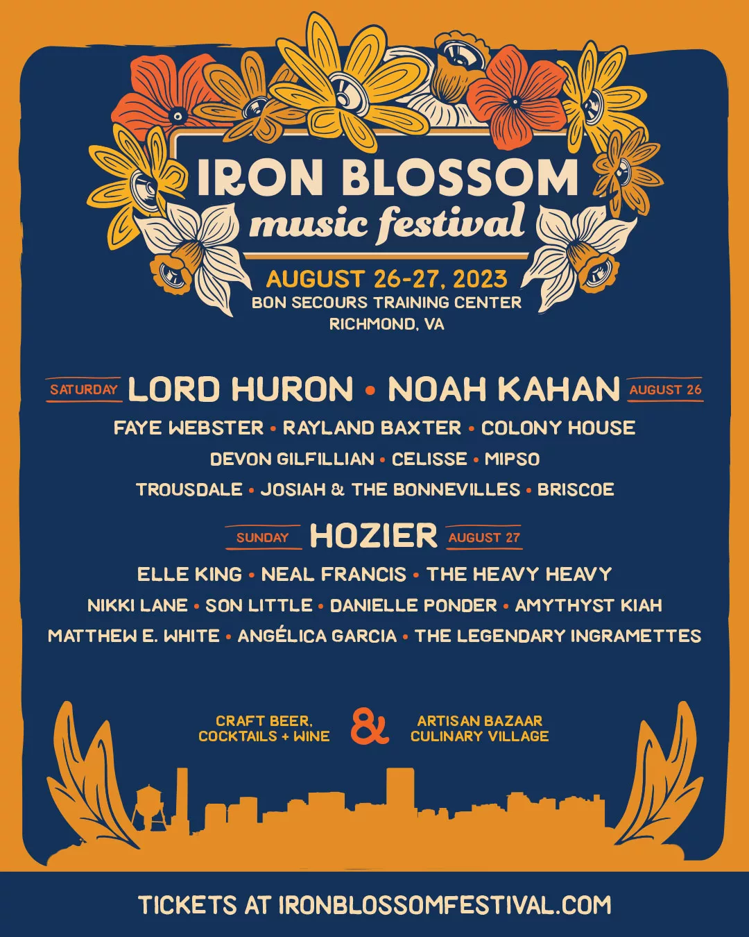 Iron Blossom Music Festival Announces Inaugural 2023 Daily Lineup
