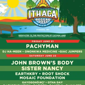 Ithaca Reggae Fest 2024 Lineup poster image