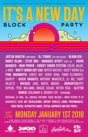 It’s A New Day + Breakfast Of Champions Block Party 2018 Lineup poster image