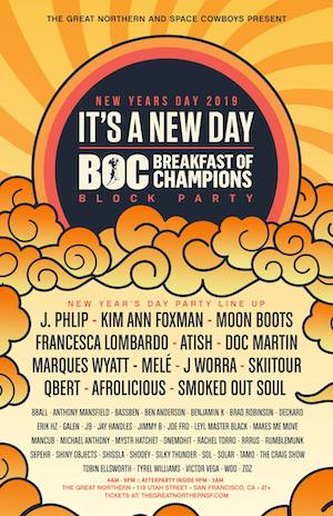 It’s A New Day + Breakfast Of Champions Block Party 2019 Lineup poster image