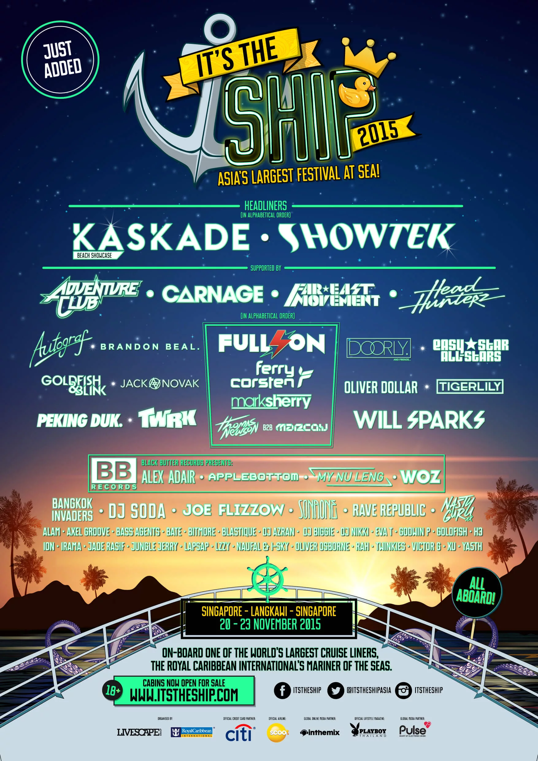 It’s The Ship Singapore 2015 Lineup poster image