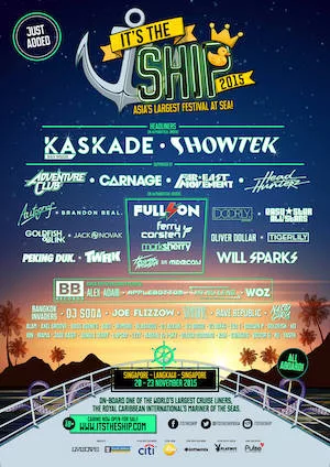 It’s The Ship Singapore 2015 Lineup poster image