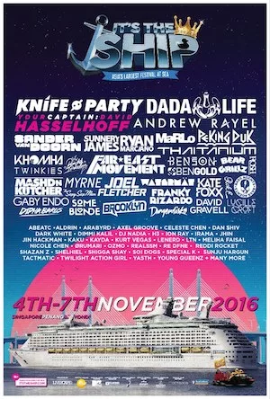 It’s The Ship Singapore 2016 Lineup poster image