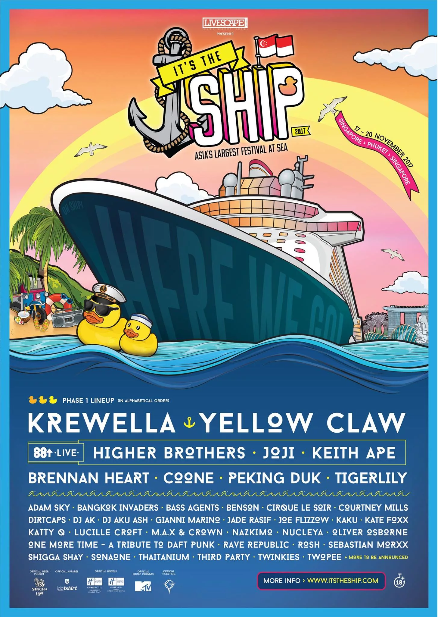 It’s The Ship Singapore 2017 Lineup poster image