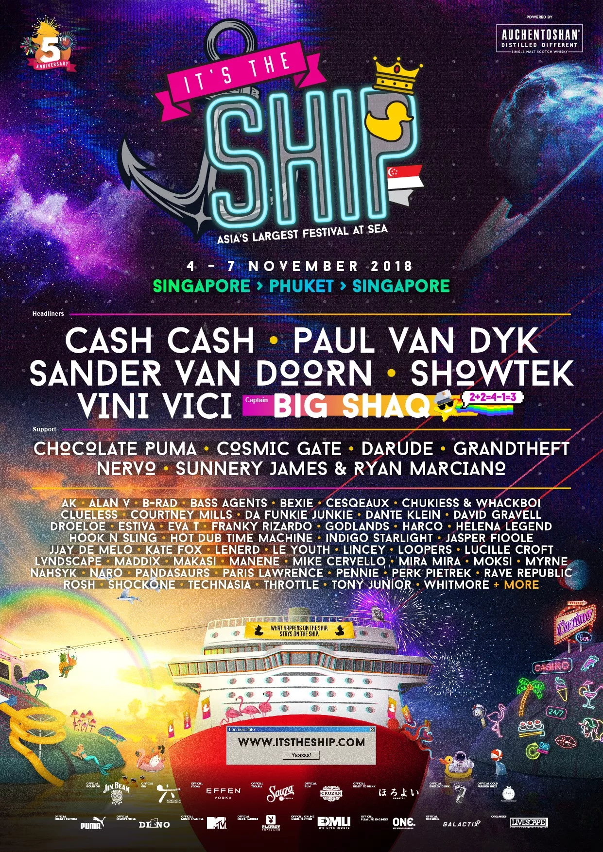 It’s The Ship Singapore 2018 Lineup poster image