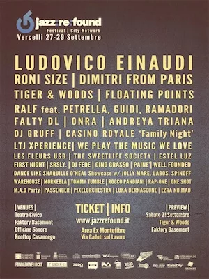 Jazz:Re:Found Festival 2013 Lineup poster image