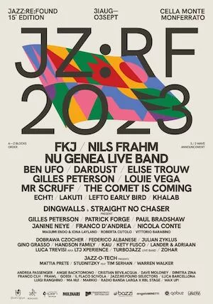 Jazz:Re:Found Festival 2023 Lineup poster image
