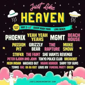 Just Like Heaven 2019 Lineup poster image