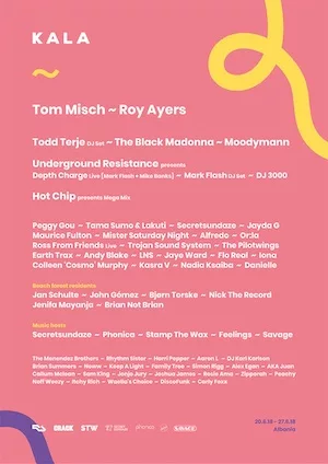 Kala Festival 2018 Lineup poster image
