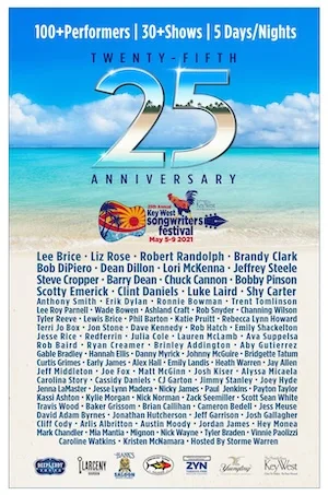 Key West Songwriters Festival 2021 Lineup poster image