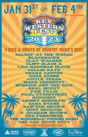 Key Western Fest 2023 Lineup poster image