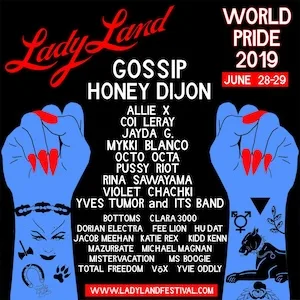 LadyLand Festival 2019 Lineup poster image