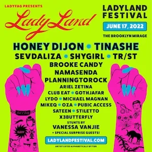 LadyLand Festival 2022 Lineup poster image