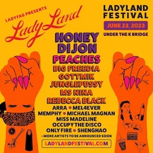 LadyLand Festival 2023 Lineup poster image