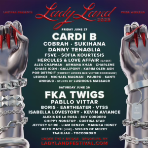 LadyLand Festival 2025 Lineup poster image