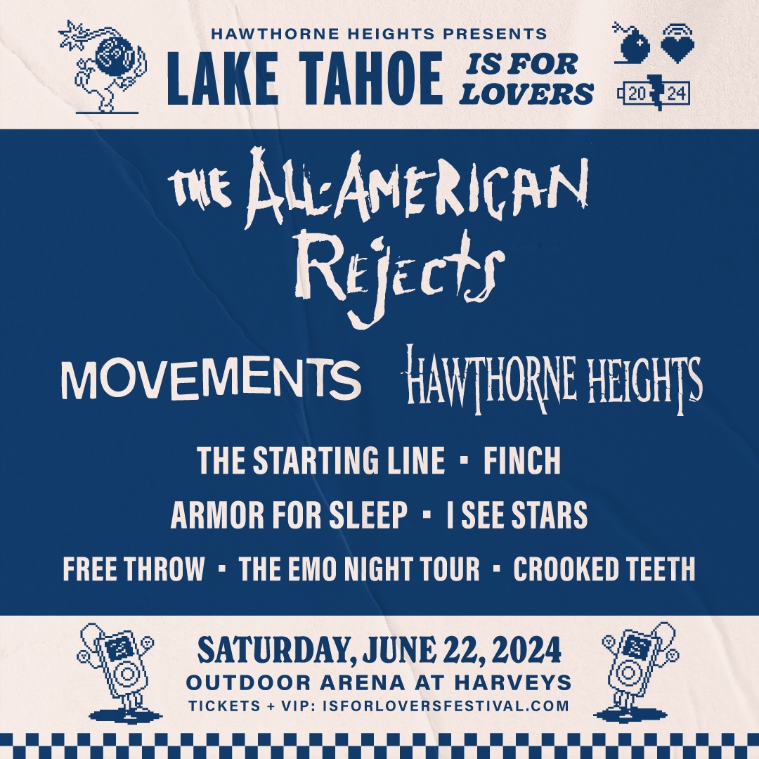 Lake Tahoe Is For Lovers Festival 2024 lineup poster