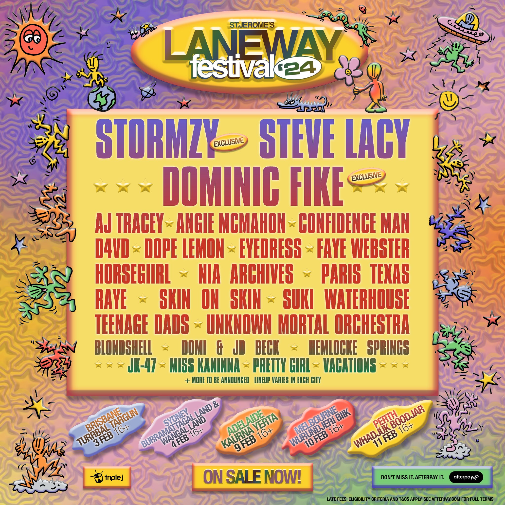 Laneway Festival Adelaide 2024 Lineup Grooveist