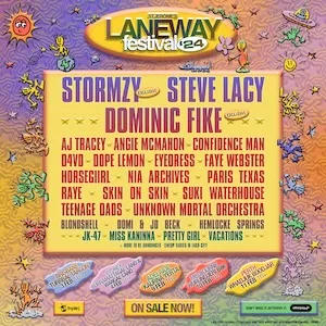 Laneway Festival Auckland 2024 Lineup poster image