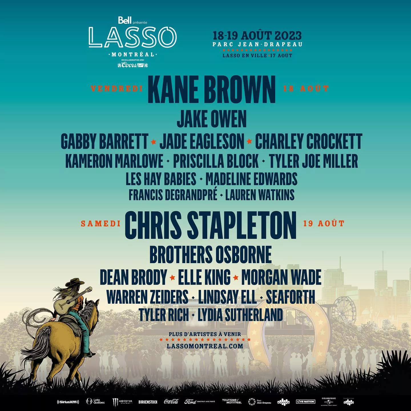 Lasso Montréal 2023 Lineup poster image