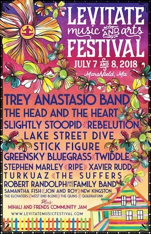 Levitate Music and Arts Festival 2018 Lineup poster image