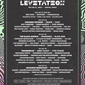 LEVITATION AUSTIN 2021 Lineup poster image
