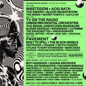 LEVITATION AUSTIN 2025 Lineup poster image