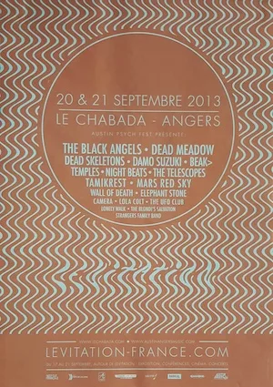 LEVITATION FRANCE 2013 Lineup poster image